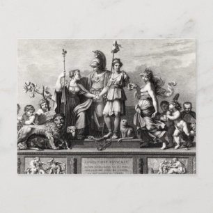 Postal La Constitución francesa