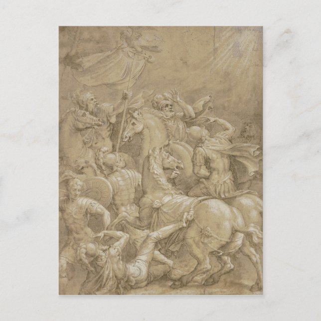 Postal La Conversión de San Pablo Arte (Anverso)