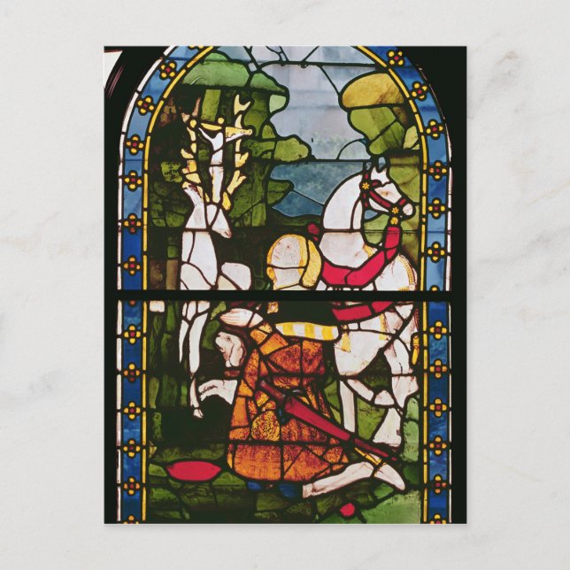 Postal La conversión de St. Eustace (Anverso)