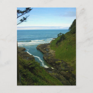 Postal La Corona del Diablo, Cabo Perpetua, OR