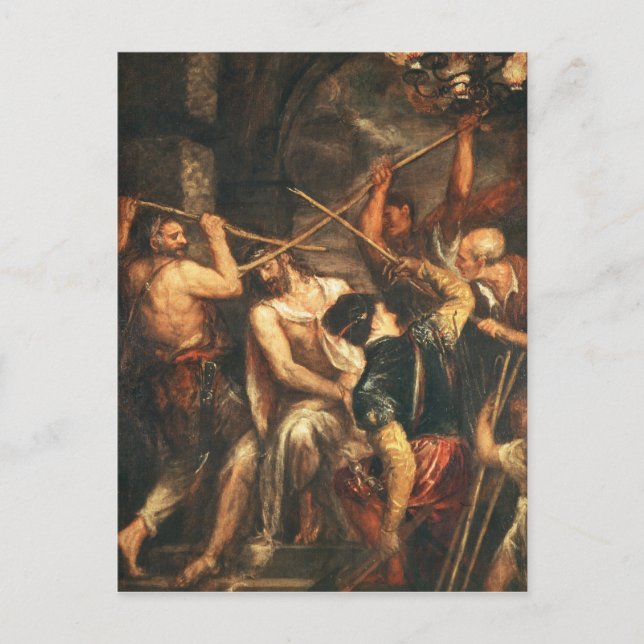 Postal La coronación con los ánimos (Anverso)