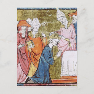 Postal La coronación del emperador Charlemagne
