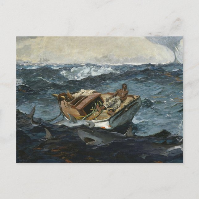 Postal La corriente del Golfo (Anverso)