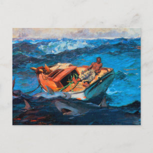 Postal La corriente del Golfo por Winslow Homer