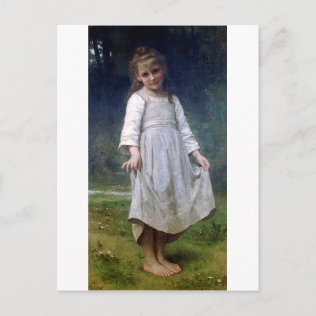 Postal La Cortesía, Bouguereau (Anverso)