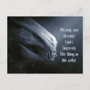 Postal La cosa de la carta de celler