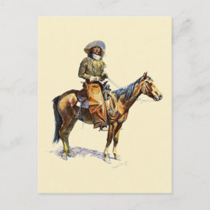 Postal La cosecha de Arizona Cowboy 1907 Frederic Remingt