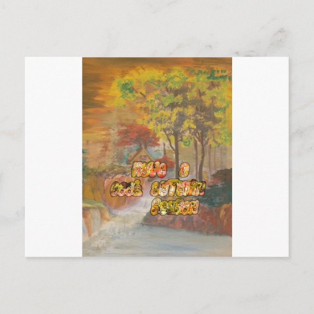 Postal La cosecha de Guay Hakuna Matata tiene un Autum Se (Anverso)