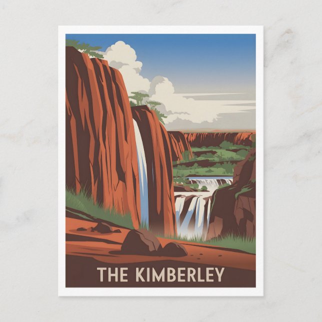 Postal La cosecha de la Australia de Kimberley (Anverso)