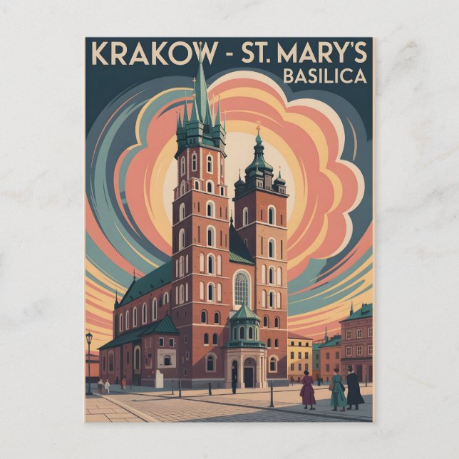 Postal La cosecha de la basílica de la Santa María de Cra (Anverso)