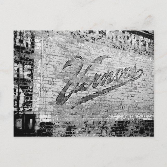 Postal La cosecha de la pared de ladrillos de Ann Arbor M (Anverso)