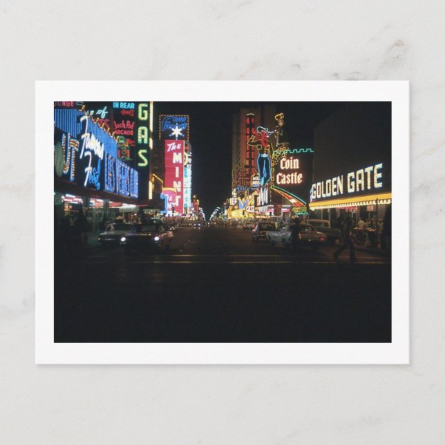 Postal La cosecha de Las Vegas, Nevada 1970 (Anverso)