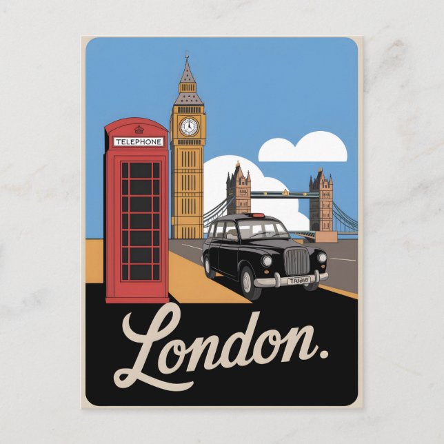 Postal La cosecha de Londres (Anverso)