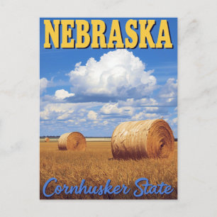 Postal La cosecha dorada de Nebraska: El estado Cornhuske