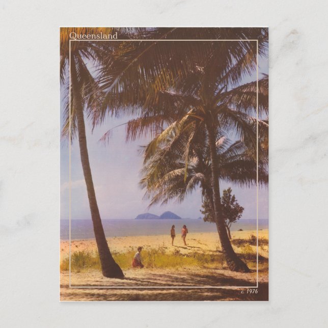 Postal La cosecha editable de Australia de los años 70 (Anverso)