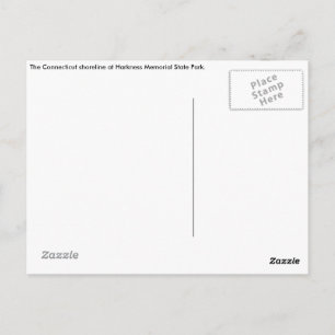 Postal La costa de Connecticut