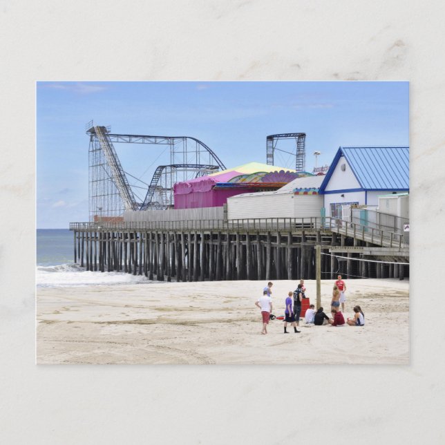 Postal La costa de Jersey en las alturas costeras (Anverso)