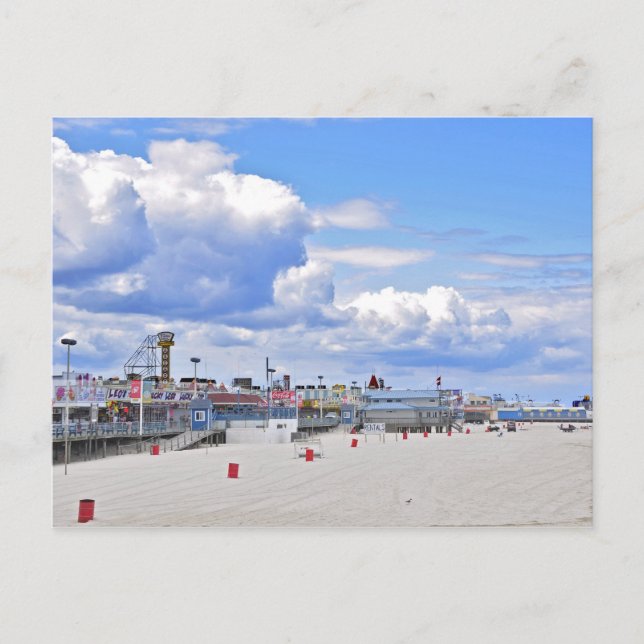 Postal La costa de Jersey en las alturas costeras (Anverso)