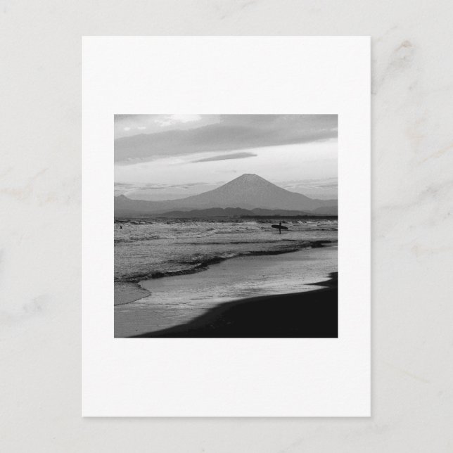Postal La costa de Shonan: Japón (Anverso)