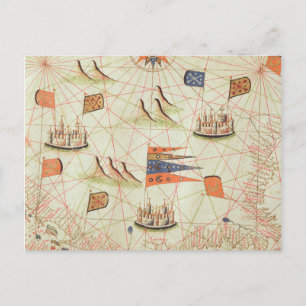 Postal La costa de Túnez y el Golfo de los Gabes