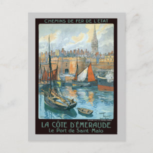 Postal La Côte d'Émeraude