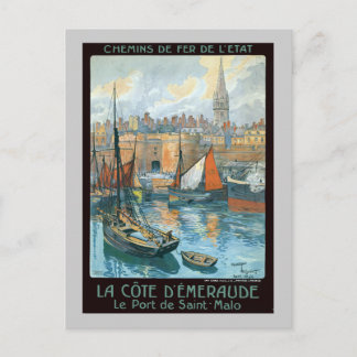Postal La Côte d'Émeraude