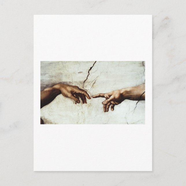 Postal La creación (Anverso)