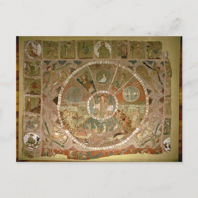 Postal La creación (Anverso)