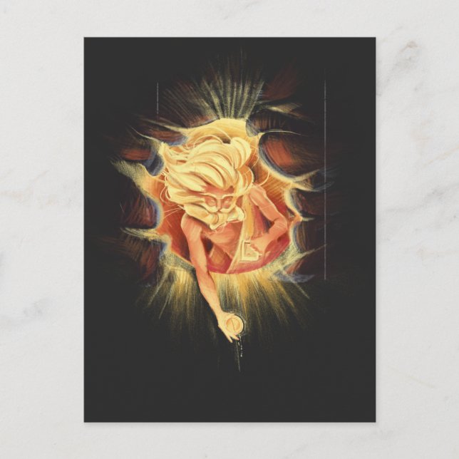 Postal La creación (Anverso)