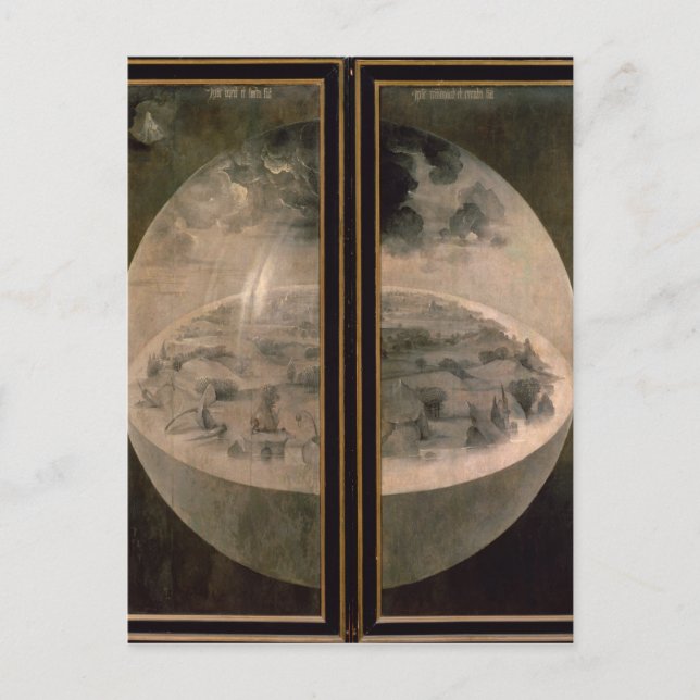 Postal La creación del mundo 2 (Anverso)