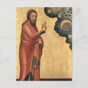 Postal La creación del Sol, la Luna y las estrellas