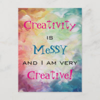 La creatividad es desordenada y soy muy creativa