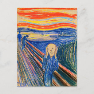 Postal La crema de Edvard Munch (en pastel) Postcard