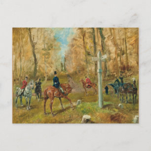 Postal La croisee des chemins, 1883 (aceite sobre lienzo)