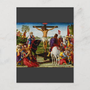Postal La crucifixión de Benvenuto di Giovanni
