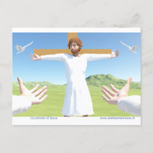 Postal La crucifixión de Jesús