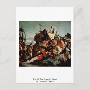 Postal La Cruz De Cristo Por Giovanni Tiepolo
