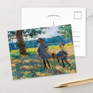 Postal La Cueillette des Fleurs   Henri Lebasque