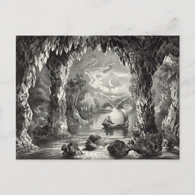 Postal La cueva encantada (Anverso)
