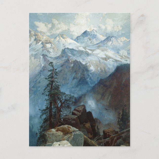 Postal La Cumbre Moran de la Pintura de las Sierras (Anverso)