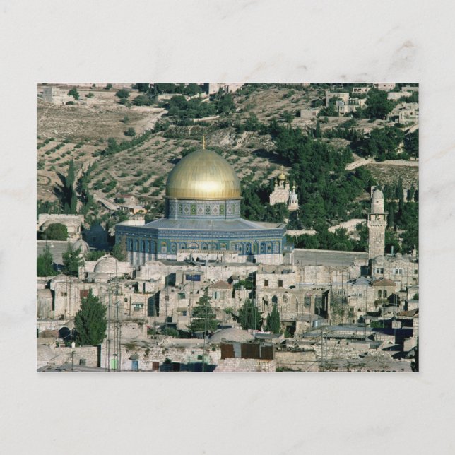Postal La Cúpula de la Roca, construida AD 692 (Anverso)