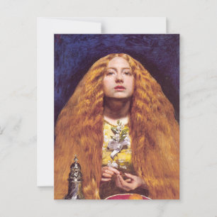 Postal La dama de honor, c.1851 por John Everett Millais