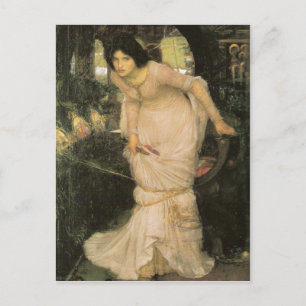 Postal La dama de Shalott - John William Waterhouse