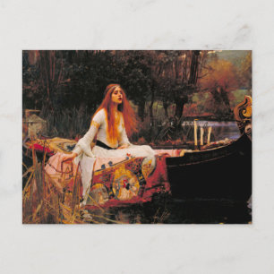 Postal La Dama de Shalott John William Waterhouse