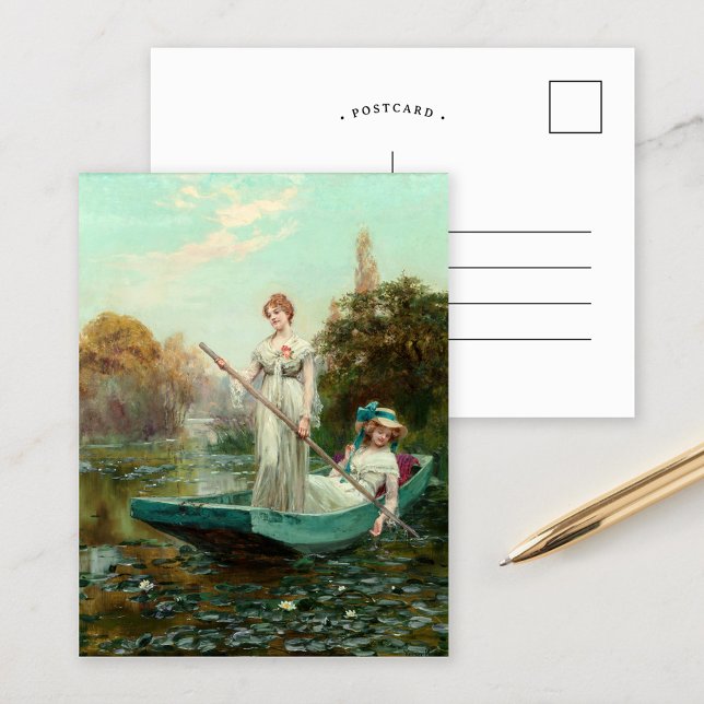 Postal La Dama del Lago | Henry John Yeend King (Subido por el creador)