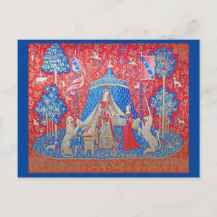 Postal La Dama y el Unicornio / A Mon Seul Desir