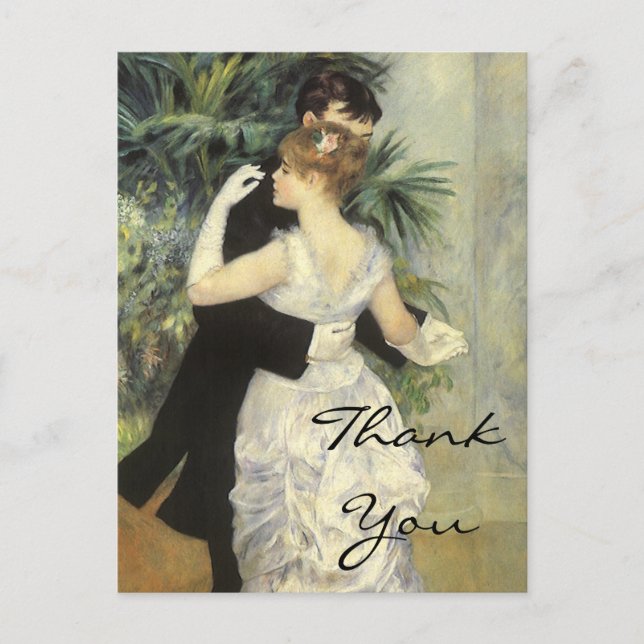 Postal La danza de Renoir (Anverso)