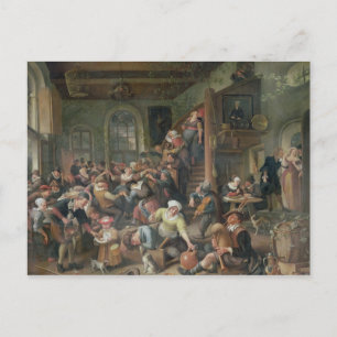 Postal La danza del huevo