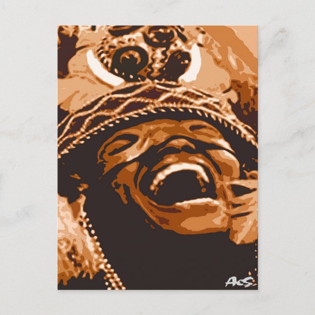 POSTAL LA DANZA JOY DE ORISHA (Anverso)