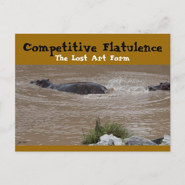 Postal La defensa latulenta (Anverso)